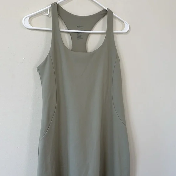 Girlfriend Collective Paloma Racerback Athletic Dress Matcha Size Large - Picture 6 of 11
